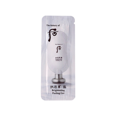 whoo后拱辰享雪美白去角质啫喱小样共振享面部祛死皮脸部深层清洁 - 图3