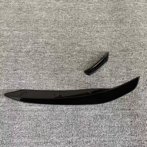 奔驰CLA45扰流板CLA35前杠风刀CLA200CLA260前唇扰流片月牙饰板 - 图3