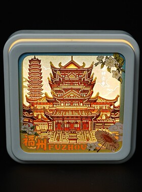 福州非遗文创咔哒灯城市景点纪念品毕业礼物伴手礼公司员工采购