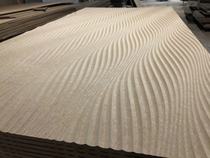 Surf Ripwave Relief Interior Decoration Partition Wall wall Wall Panel Carved milarity plate pvc solid wood Spiral Stripes