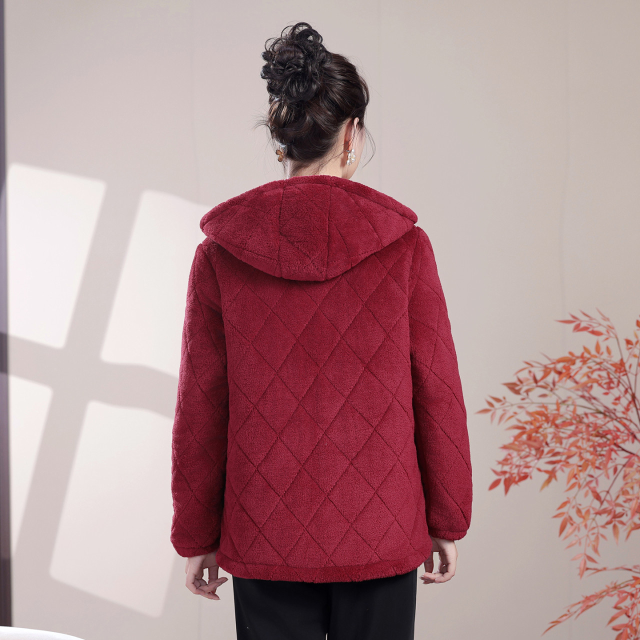 小个子冬季罩衣女新款加绒加厚特厚棉衣短款2025秋冬宽松时尚外套,淘宝优惠券,粉丝福利购,淘宝优惠卷