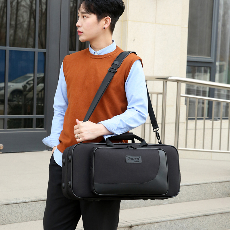 佰格防水中音萨克斯箱包硬壳次中音萨克斯包双背电萨克斯专用箱包 - 图0