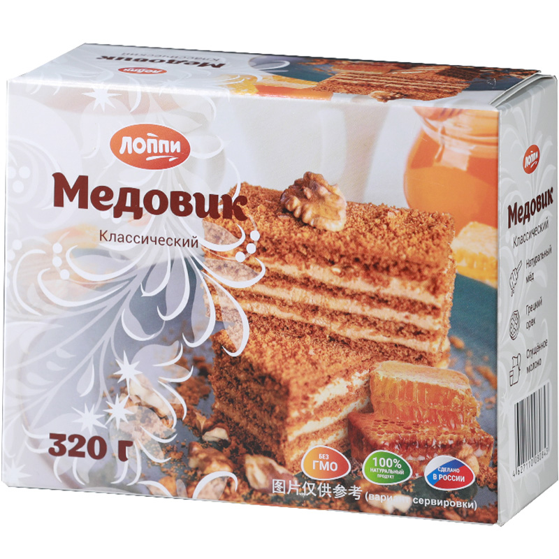 原装进口俄罗斯提拉米苏俄小淼巧克力奶油蜂蜜蛋糕充饥解馋零食品 - 图3