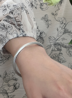 新中式足银999.9祥云图腾手镯