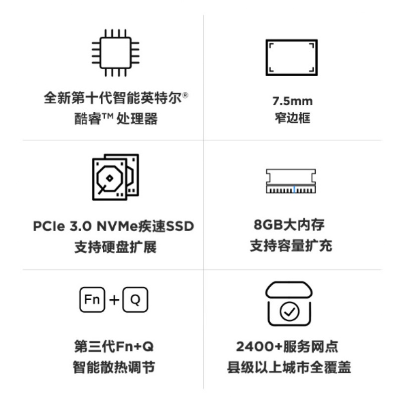 Lenovo/联想 IdeaPad 14s 14英寸轻薄办公学生微边框笔记本电脑 - 图2