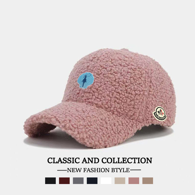 【特价秒杀】蒙口钢琴羊羔毛棒球帽男女同款秋冬保暖鸭舌帽显脸小,淘宝优惠券,粉丝福利购,淘宝优惠卷