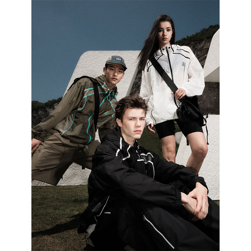 FORNINES三防轻薄透气防晒衣男女夏季防紫外线骑行防晒服连帽外套 - 图1