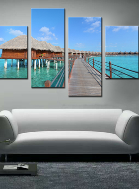 欧式风书房客厅卧室走廊装饰画