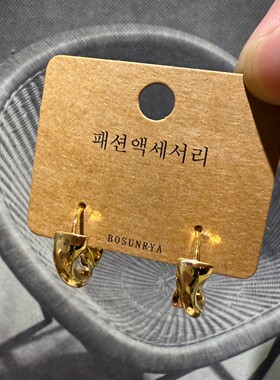 简约欧美风耳钉时尚素圈耳圈