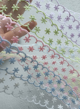 3.6cm彩色蕾丝花边手工diy