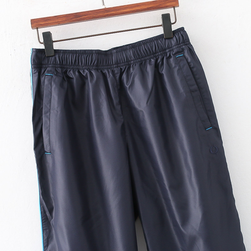 外贸日单情侣款休闲运动裤四季款学院风松紧腰宽松透气速干直筒裤