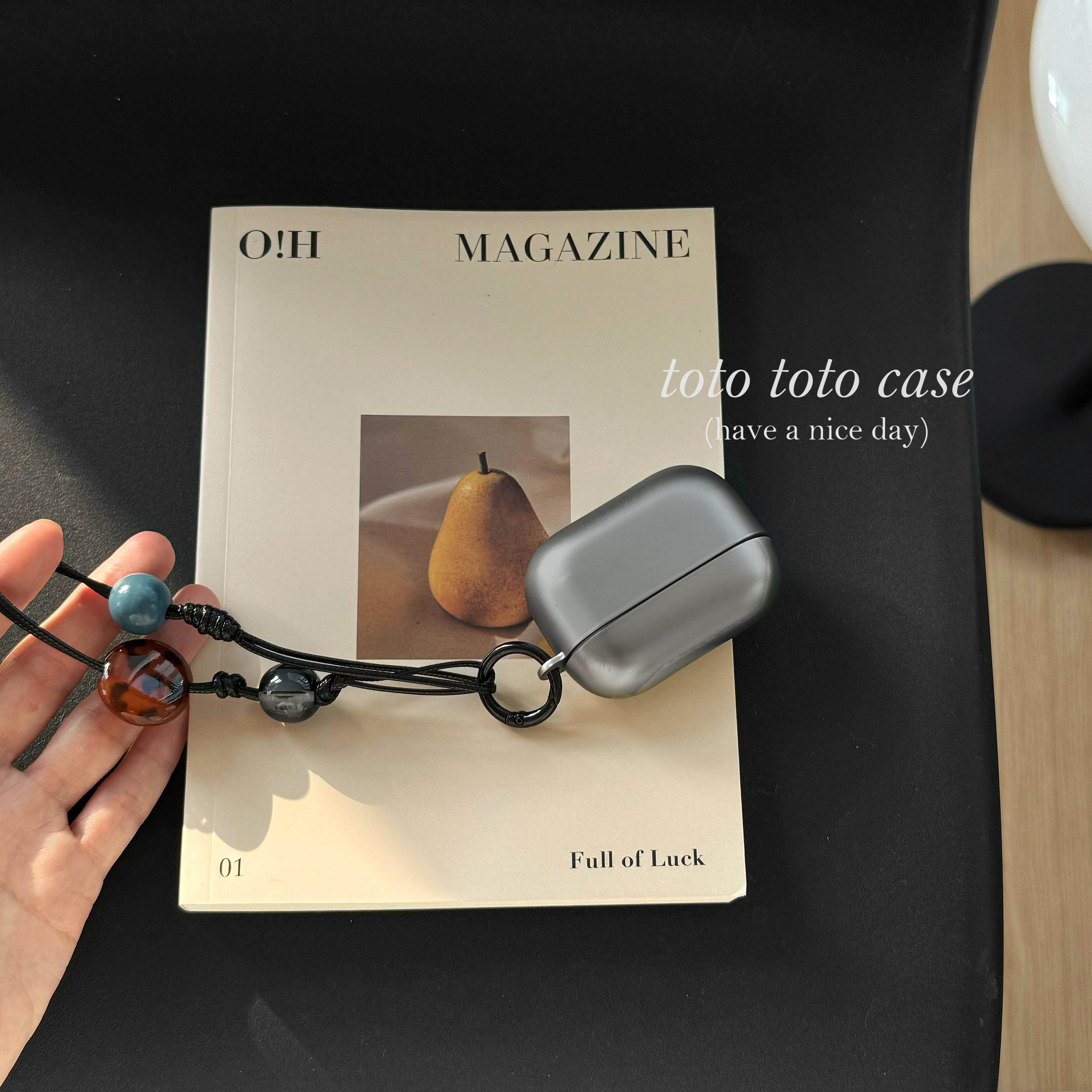 高级感电镀银色Airpodspro2/3耳机壳适用苹果3代无线蓝牙耳机保护套airpods2小众珠子挂件苹果4代磨砂防摔壳,淘宝优惠券,粉丝福利购,淘宝优惠卷