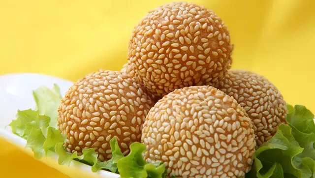 Qianwei Yangzhong Sesame Ball Ball Fry Mall Sesm Disdish Danca Poch Salle Balls мимо как клейкие рисовые шарики 8 бесплатная доставка Цзянсу, Чжэцзян и Шанхай