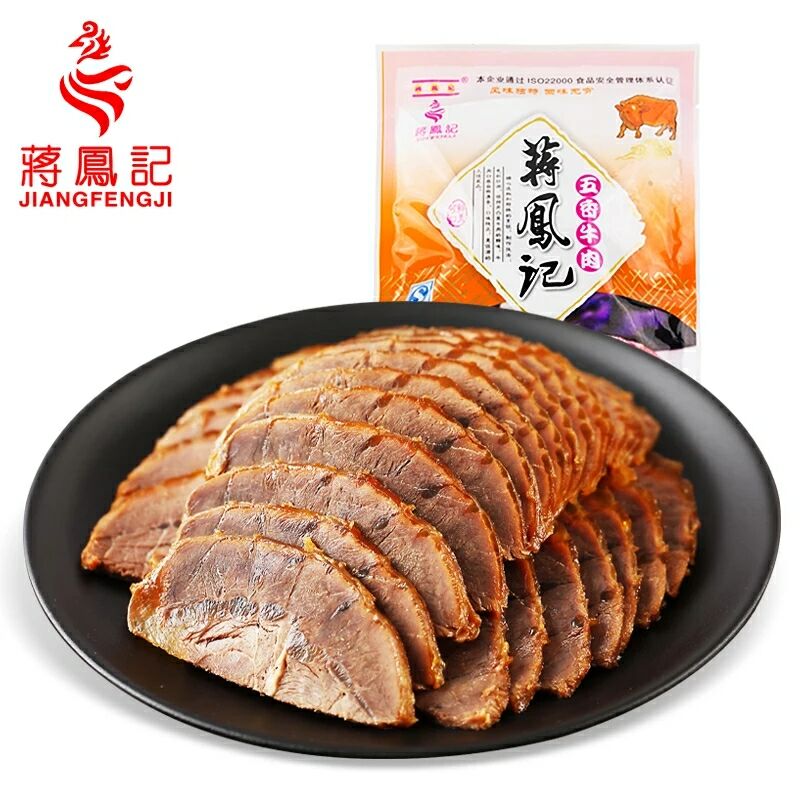 Jiang Fengji five-spice sauce beef ready-to-eat vacuum packaging