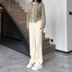 ພາກຮຽນ spring ຂອງແມ່ຍິງຊ່ອງແຄບ pants ຝ້າຍຊື່