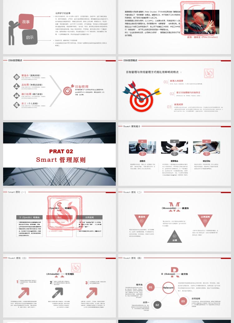 公司实用目标管理SMART原则培训PPT课件企业员工管理应用案例意义-图1