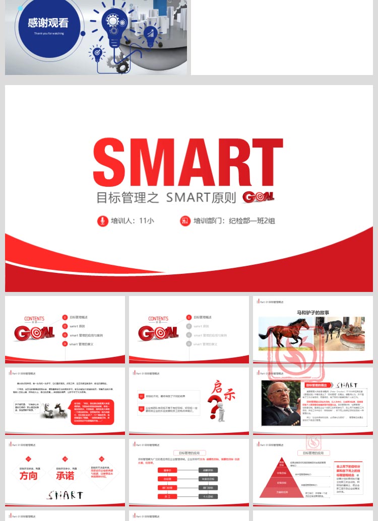 公司实用目标管理SMART原则培训PPT课件企业员工管理应用案例意义-图2