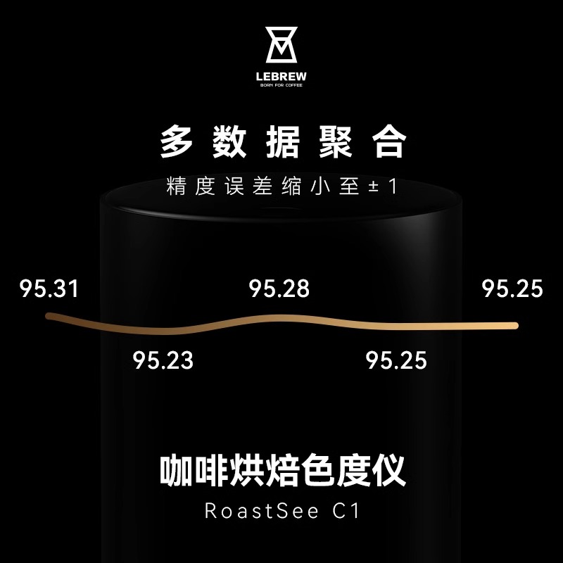 LeBrew咖啡豆烘焙色值色度仪器Roastsee智能分析色值仪器设备 - 图0