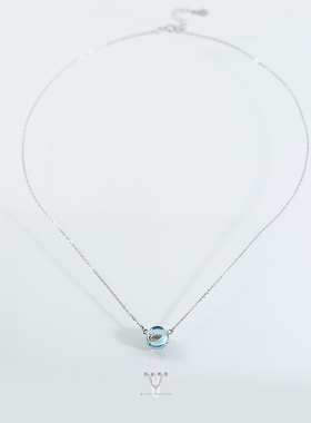 弥音原作海鱼尾S925纯银项链