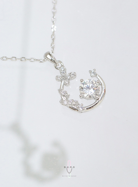 弥音原作星愿花藤S925银锁骨链项链女轻奢小众蝴蝶设计高级感礼物