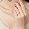 Forever Heritage S925 Silver Angel's Kiss Diamond Ring