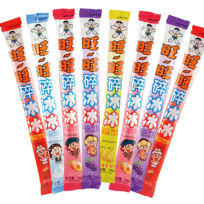 旺旺碎冰冰78ml*8支旺仔网红冰淇淋碎碎冰脆脆冰儿童雪糕零食小吃