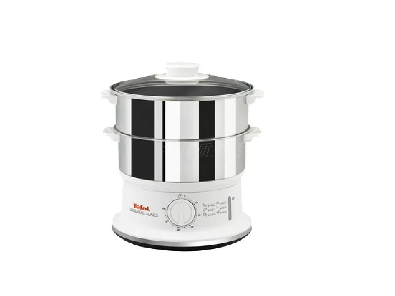 [Tefal/特福 VC145140电蒸锅折叠收纳家用 2层 不锈钢上汽快正品]