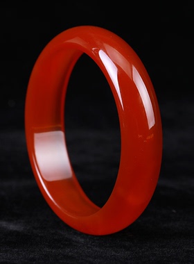 火焰女士牛送手镯女礼纯天然时尚金丝平安手镯镯子血红妈妈