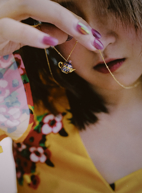 一千零一夜异域风情风茶杯项链