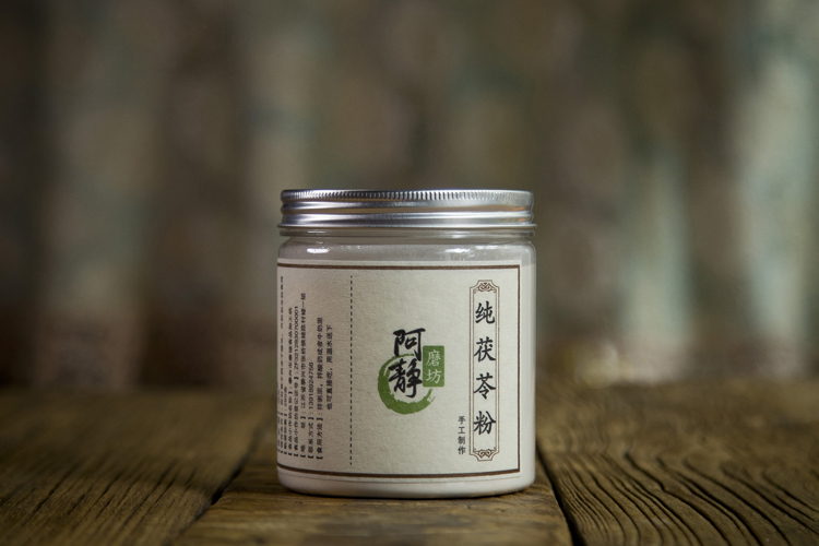 【阿静磨坊】 现磨熟茯苓粉 白茯苓粉500g熟的，纯的 - 图1