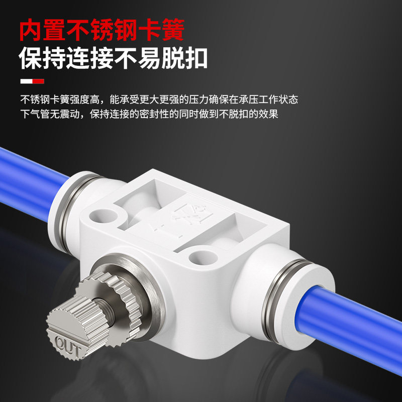 节流阀气动可调气管调节气压调速截流调压SA4/6/8/12气阀接头气mm,淘宝优惠券,粉丝福利购,淘宝优惠卷