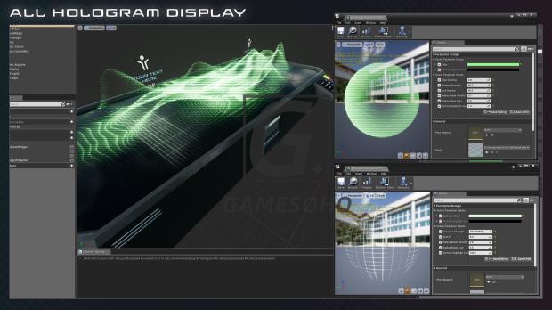 UE4虚幻5未来科幻展示全息智能科技特效 HOLOGRAM DISPLAY Pack - 图1