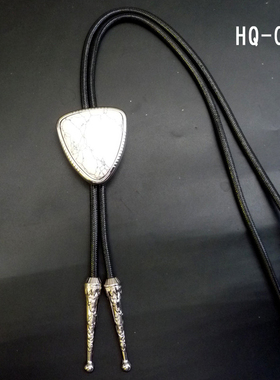 小众潮牌倒三角宝石韩版波洛项链