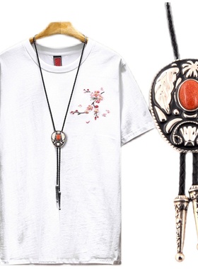 大气项链男青春潮牌款红色现货