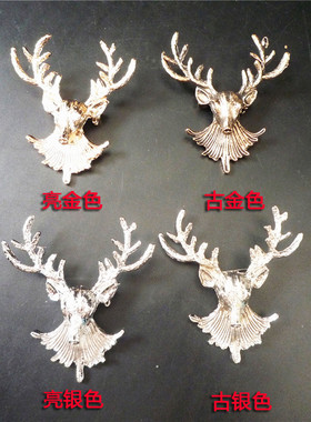 鹿头金属毛衣链欧美件胸针通用