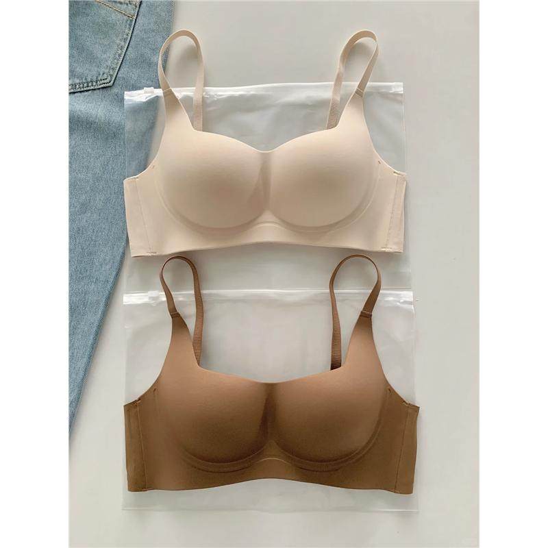 无痕方领裸感小胸聚拢内衣女上托防下垂软支撑无钢圈收副乳文胸罩,淘宝优惠券,粉丝福利购,淘宝优惠卷