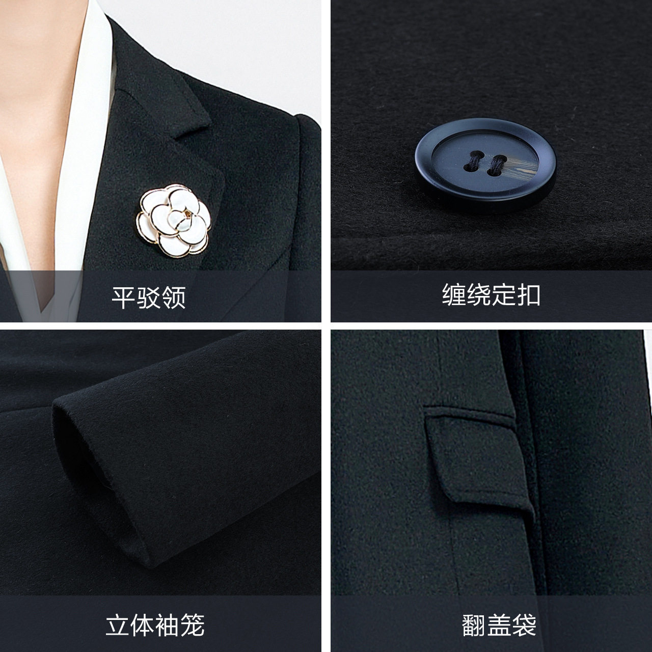 职业装毛呢大衣女中长款修身呢子羊毛大衣工作服加厚保暖冬,淘宝优惠券,粉丝福利购,淘宝优惠卷