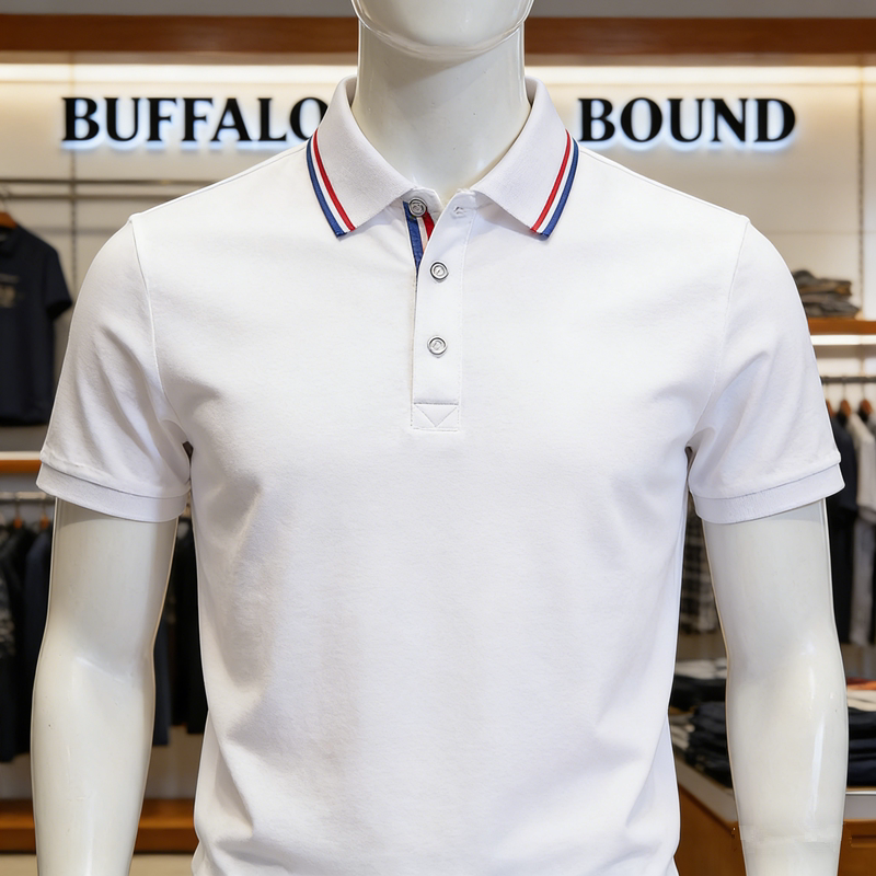 BUFFALO BOUND翻领POLO衫