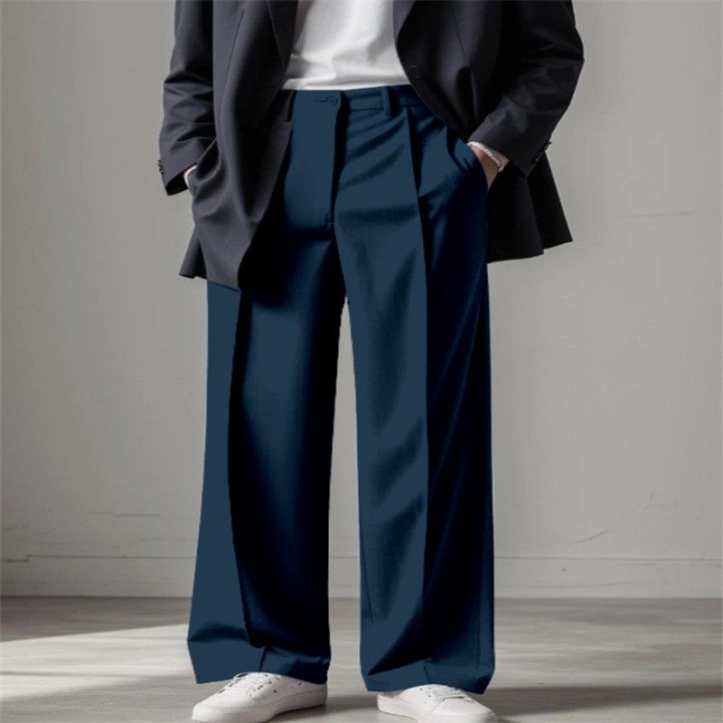 男士正装时尚街头高品质阔腿中腰垂感西装裤,淘宝优惠券,粉丝福利购,淘宝优惠卷