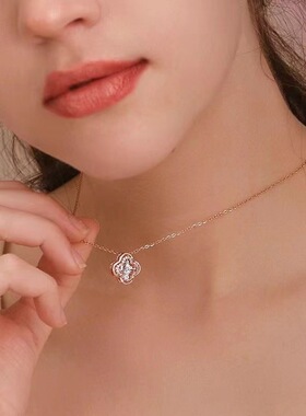 弱水大码饰品钛钢女加长项链