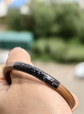 如漆而至｜花溪树梦漆器鸡血藤金刚藤风藤手镯