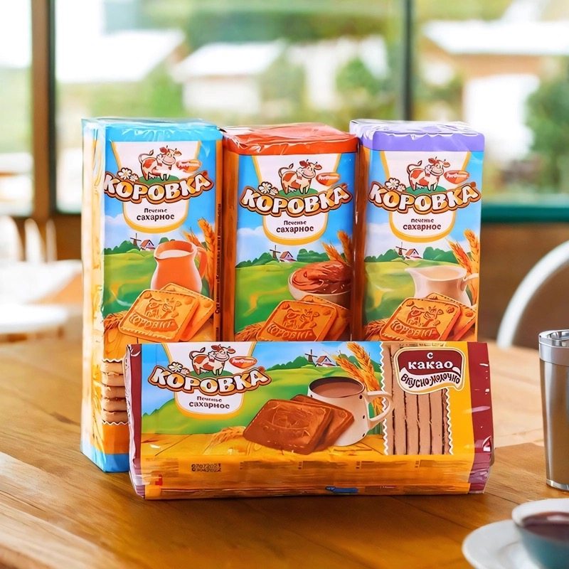 俄罗斯进口小牛牛奶可可炼乳味饼干早餐代餐零食小吃休闲食品,淘宝优惠券,粉丝福利购,淘宝优惠卷