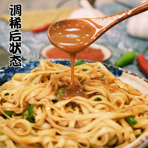 沙小虬沙县纯花生酱火锅蘸料热干面包酱正宗沙县小吃飘香拌面配料 - 图2