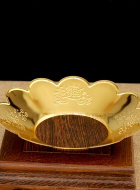 合金材质加厚香炉围托盘接香灰托