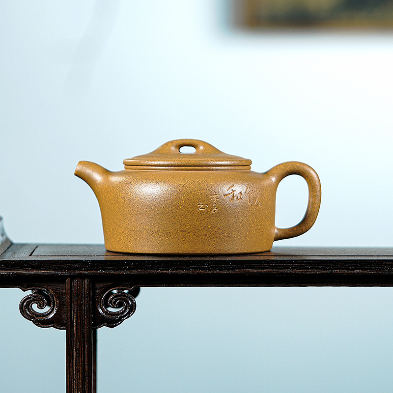 名壶秋月宜兴紫砂壶原矿段泥井栏名家高工全手工功夫茶具泡茶壶 - 图2