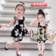 ເດັກຍິງດອກ suspender skirt suit summer ແບບ sleeveless ເດັກນ້ອຍ sundress summer ເດັກນ້ອຍເດັກຍິງ skirt ຊຸດສອງສິ້ນ