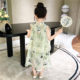 Hanfu ເດັກຍິງ dress summer ໃຫມ່ແບບຈີນ shawl ຕາຫນ່າງຂອງເດັກນ້ອຍ princess dress ແບບຕາເວັນຕົກຂອງ dress ເດັກຍິງແບບຈີນ