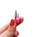 Милый маленький фруктовый чай, реалистичный чай с молоком, семейная игрушка, кукольный домик, игра с едой, фигурка