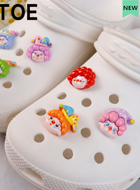 气球小丑Crocs洞洞鞋配饰diy