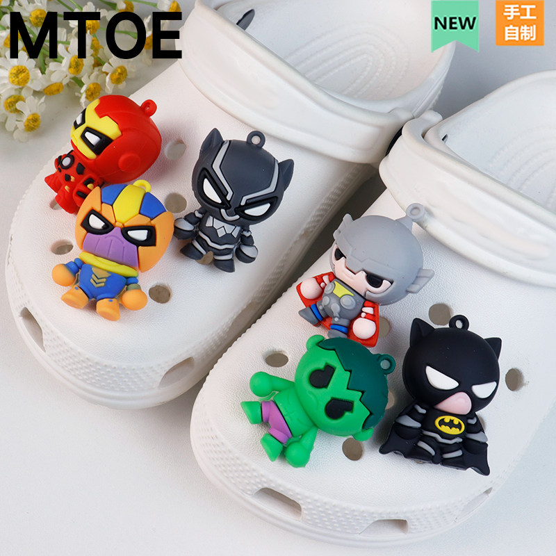 MTOE 3D复仇者Crocs洞洞鞋配饰diy鞋带扣立体配件鞋花鞋扣装饰,淘宝优惠券,粉丝福利购,淘宝优惠卷